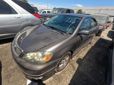 Vehicle: 2007 TOYOTA COROLLA (Lot 126)