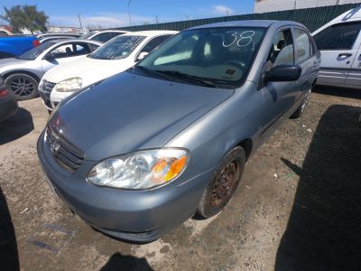 Vehicle: 2003 TOYOTA COROLLA (Lot 28)